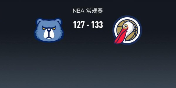 银河娱乐城-NBA战报：鹈鹕133-127灰熊，萨迪克-贝36+4+4